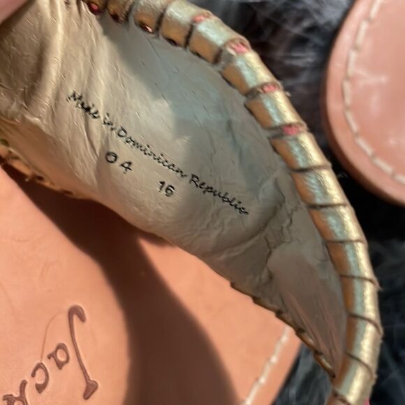 JACK ROGERS
Women's Jacks Flat Sandals in Pink/Gold  Size 11. Hard to find color - Picture 3 of 3